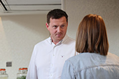 At the launch of Causeway Coast and Glens Business Awards 2025 in partnership with Randox Health and organised through the Causeway Chamber of Commerce. 27 Awards Launch