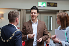 At the launch of Causeway Coast and Glens Business Awards 2025 in partnership with Randox Health and organised through the Causeway Chamber of Commerce.    29 Awards Launch