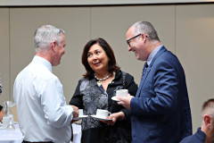 At the launch of Causeway Coast and Glens Business Awards 2025 in partnership with Randox Health and organised through the Causeway Chamber of Commerce.    37 Awards Launch