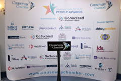 At Portrush Town Hall for the People Awards Launch hosted by the Causeway Chamber of Commerce and Causeway Coast & Glens Borough Council.    13 Chamber People Awards