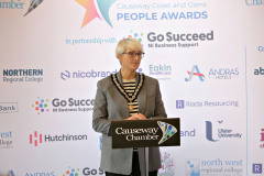 At Portrush Town Hall for the People Awards Launch hosted by the Causeway Chamber of Commerce and Causeway Coast & Glens Borough Council.    37 Chamber People Awards