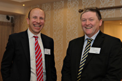 John Paul Coleman and Chris McSwiggan from Danske Bank at the Lodge Hotel for the Danske Bank's Economic Review in association with the Causeway Chamber of Commerce.   01Clancy Photography