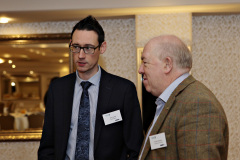 Ryan Young of the Danske Bank with Steven Chambers of Chambers Consulting at the Lodge Hotel for the Danske Bank's Economic Review in association with the Causeway Chamber of Commerce.    02Clancy Photography