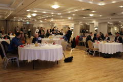 Getting breakfast before the start of the Danske Bank Economic Briefing held at the Lodge Hotel, Coleraine in association with the Causeway Chamber of Commerce.    09 Danske Economic Briefing