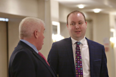 Networking at the Causeway Chamber of Commerce Business Breakfast in association with Danske Bank held at the Lodge Hotel.    34 Breafast Danske Bank