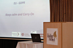 The GDPR conference held at the Lodge Hotel.     03 GDPR