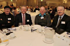 Ruairi Morrison of the Smokehouse Ballycastle, Headmaster of Dalriada School Tom Skelton, Chris frew of Dent Magnet and Gordon Craig of Johnston Printing Ltd attending the GDPR conference held at the Lodge Hotel.   06 GDPR