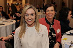 Annita McCullagh with Heather Lennox of Riada Resources attending the GDPR conference held at the Lodge Hotel .   07 GDPR