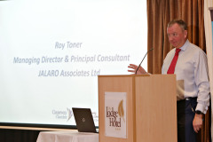 Roy Toner of Jalaro Associates speaking speaking to delegates at the GDPR conference held at the Lodge Hotel. 12 GDPR