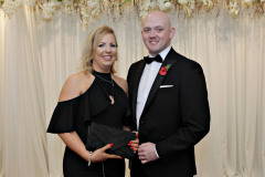 Zane Cole Deputy Vice President with his wife Cherie at the Annual Dinner held in the Lodge Hotel.   03 Causeway