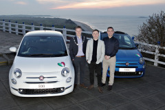 At the President\'s Annual Dinner, held at the Royal Court, James Kilgore President Causeway Chamber with event partner Lexy Halliday M.D. of Halliday Automotive and special guest boxer Carl Frampton MBE. 13 Presidents Dinner Formal