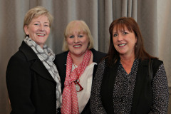 Hoteliers together at the Causeway Chamber's President's Business Lunch are Norma Wilkinson and Carol Knox of the Lodge Hotel with Jennifer O'Kane(centre) of the Royal Court Hotel.   05 Presidents Lunch
