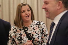 Gail Ritchie of the Bank of Ireland at the Causeway Chamber of Commerce Presidents Lunch held at the Lodge Hotel.      18 Presidents Lunch