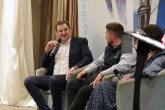 Jonathon Hanna of Terex speaking during the Q&A session at the Causeway Chamber of Commerce Presidents Lunch held at the Lodge Hotel.       43 Presidents Lunch