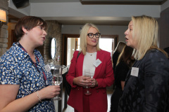 Paula Wright of the ABL Group with Arlene McConaghie of Riada Resources and Karen Yates CEO Causeway Chamber of Commerce at the official opening of the Riverside Hotel Coleraine.         11 Riverside Hotel Coleraine