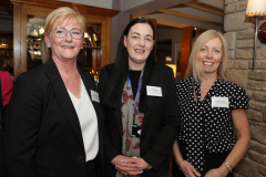Norma Wilkinson and Elaine Jackson of the Lodge Hotel with Vicky Green (centre) Associate Director of Business Development at Andras House Hotel Group at the official opening of the Riverside Hotel Coleraine.      17 Riverside Hotel Coleraine
