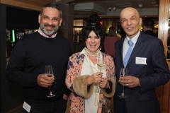 Raj and Jacquie Kher with Rajesh Rana Director of the Andras House Hotel Group at the official opening of the Riverside Hotel Coleraine.       21 Riverside Hotel Coleraine