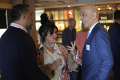 Raj and Jacquie Kher with Rajesh Rana Director of the Andras House Hotel Group at the official opening of the Riverside Hotel Coleraine.       20 Riverside Hotel Coleraine