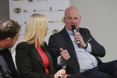 Paddy McLaughlin RNLI Coxswain at Cushendall speaking at the Causeway Chamber of Commerce's  conference on Skills, Scaling and Social Values held at the Marine Hotel In Ballycastle.