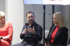 Lexy Halliday of Halliday's of Bushmills speaking at the Causeway Chamber of Commerce's  conference on Skills, Scaling and Social Values held at the Marine Hotel In Ballycastle.