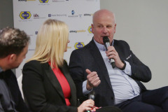 Paddy McLaughlin RNLI Coxswain at Cushendall speaking at the Causeway Chamber of Commerce's  conference on Skills, Scaling and Social Values held at the Marine Hotel In Ballycastle.