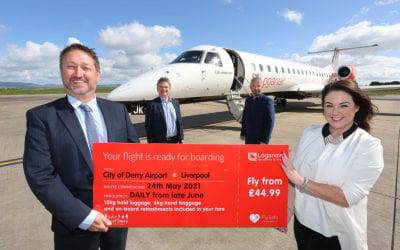Welcome back as City of Derry Airport – Liverpool flights resume