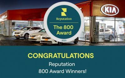 ROADSIDE GARAGES KIA (COLERAINE) EARNS TOP-RATED CUSTOMER REPUTATION AWARD