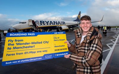 City of Derry Airport Buzzing for Ryanair’s Take Off to Manchester!