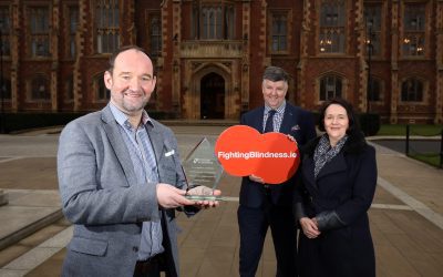Fighting Blindness honours Gary McClarty from its4women for ‘incredible and generous support’