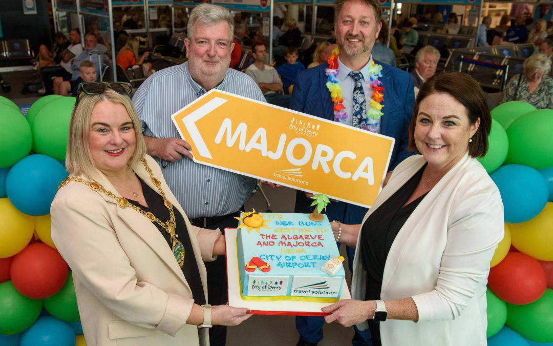 Here Comes the Sun!  Travel Solutions Holidays Take Off from City of Derry Airport