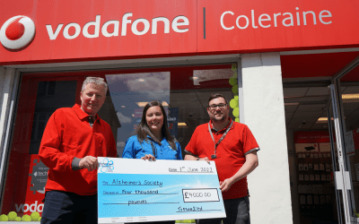 Tassee2ltd (Vodafone Partner) take on Slieve Donard and raise £4000 for Alzheimer’s Society