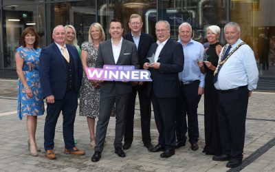 Coleraine and Newtownards have jointly scooped the prestigious High Street of the Year award