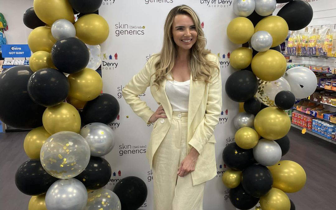Nadine Coyle Launches Skin Generics at City of Derry Airport