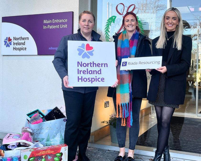 Riada donate 2000 items to NI Hospice