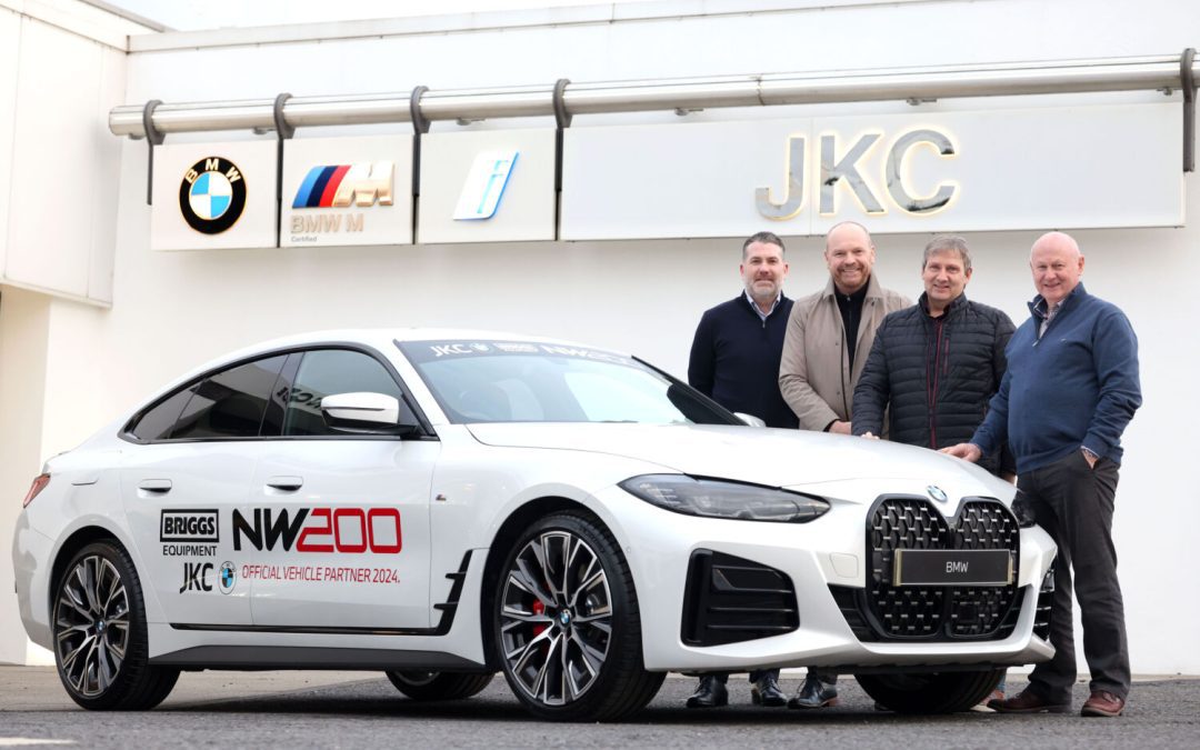 JKC BMW retains official vehicle partnership for 2024 Briggs Equipment North West 200