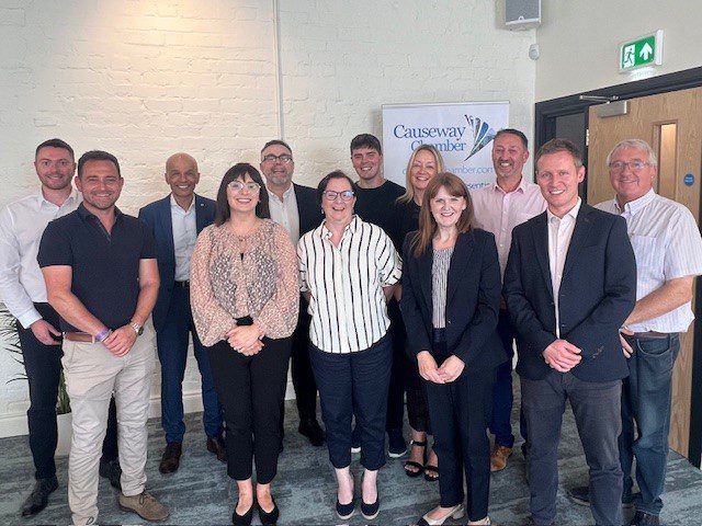 Minister Caoimhe Archibald Joins Causeway Chamber and Members for Roundtable Meeting